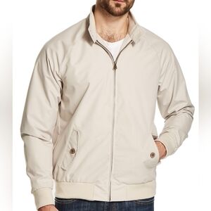 Weatherproof Vintage Tan Full Zip Barracuda Bomber Jacket Brown Size Large